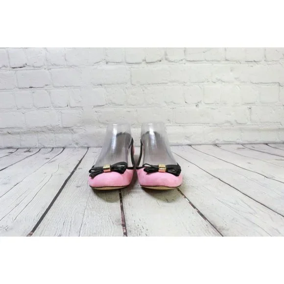 Vince Camuto Timba  Pink Suede Slip On Casual Flat Shoes Size 6 Medium - Picture 4 of 10